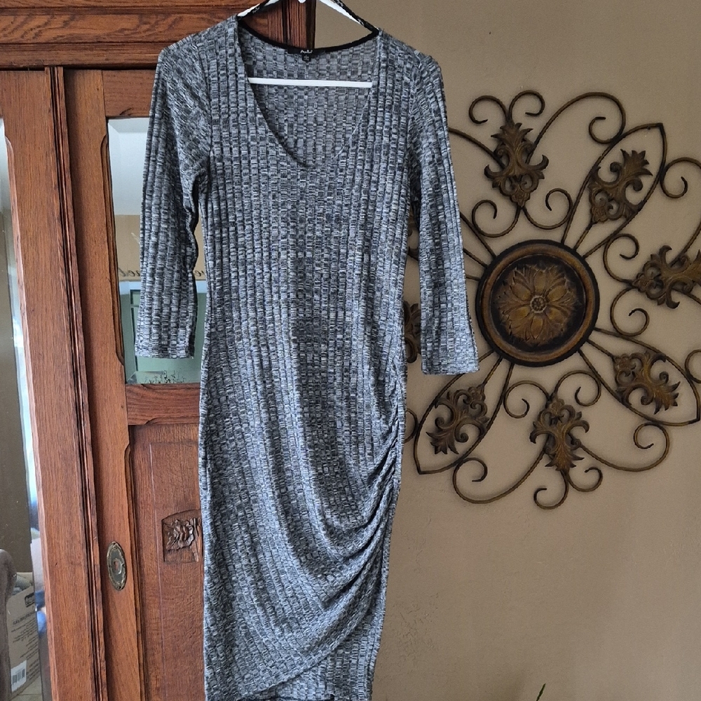 Papaya Textured Dress